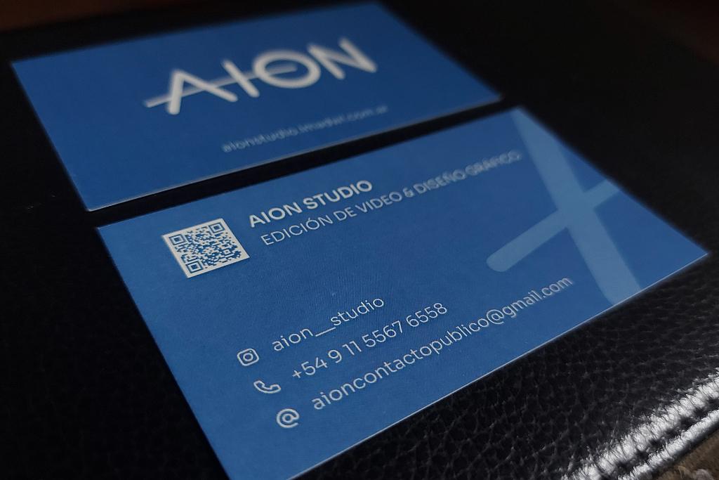 Dorso tarjeta de AION